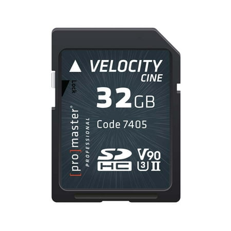 Promaster 32GB Velocity CINE SDHC Memory Card