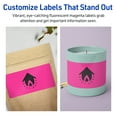 thumbnail image 4 of Avery Printable Rectangle Labels, Neon Magenta, 4" x 5", 80ct, 4 of 11