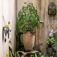thumbnail image 4 of Distressed Cement Plant Pot Tall, 4 of 7