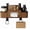 Brown, variant on Orangide 3-in-1 Car Backseat Organizer Multifunctional Car Seat Back Storage Box with Tissue Cup Holder Hooks Leather Car Organizer for Phone Drinks