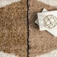 thumbnail image 6 of nuLOOM Kali Shaggy Diamond Tassel Area Rug, 4' x 6', Light Brown, 6 of 9