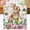 Pink, variant on Easter Table Runner 36 Inches Long for Kitchen Dining, Spring Watercolor Bunny Eggs Flower Leaf Pink Plaid Dresser Scarf Farmhouse, Dining Table Decorations for Wedding/Parties, 13 x 36 In