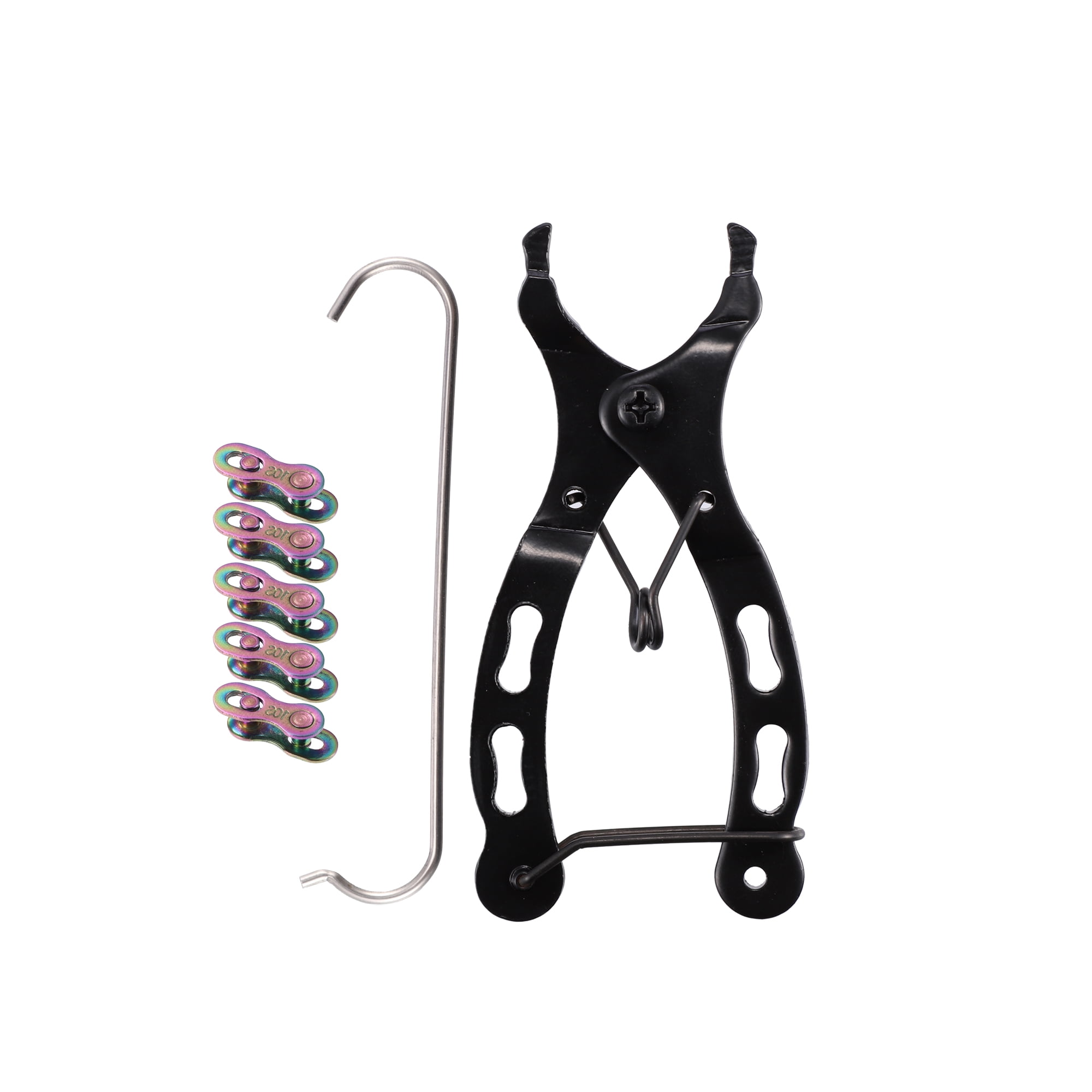 Unique Bargains Bike Bicycle Chain Repair Tool Kit Replacement with 5