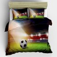 3D Bed Linen Football Bed Covers Bedding Sets Single Duvet Cover Set