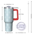 thumbnail image 2 of Christmas 40oz Tumbler– Stainless Steel Insulated Tumbler with Handle and Straw, Large Capacity Travel Cup for Hot & Cold Drinks, 2 of 7