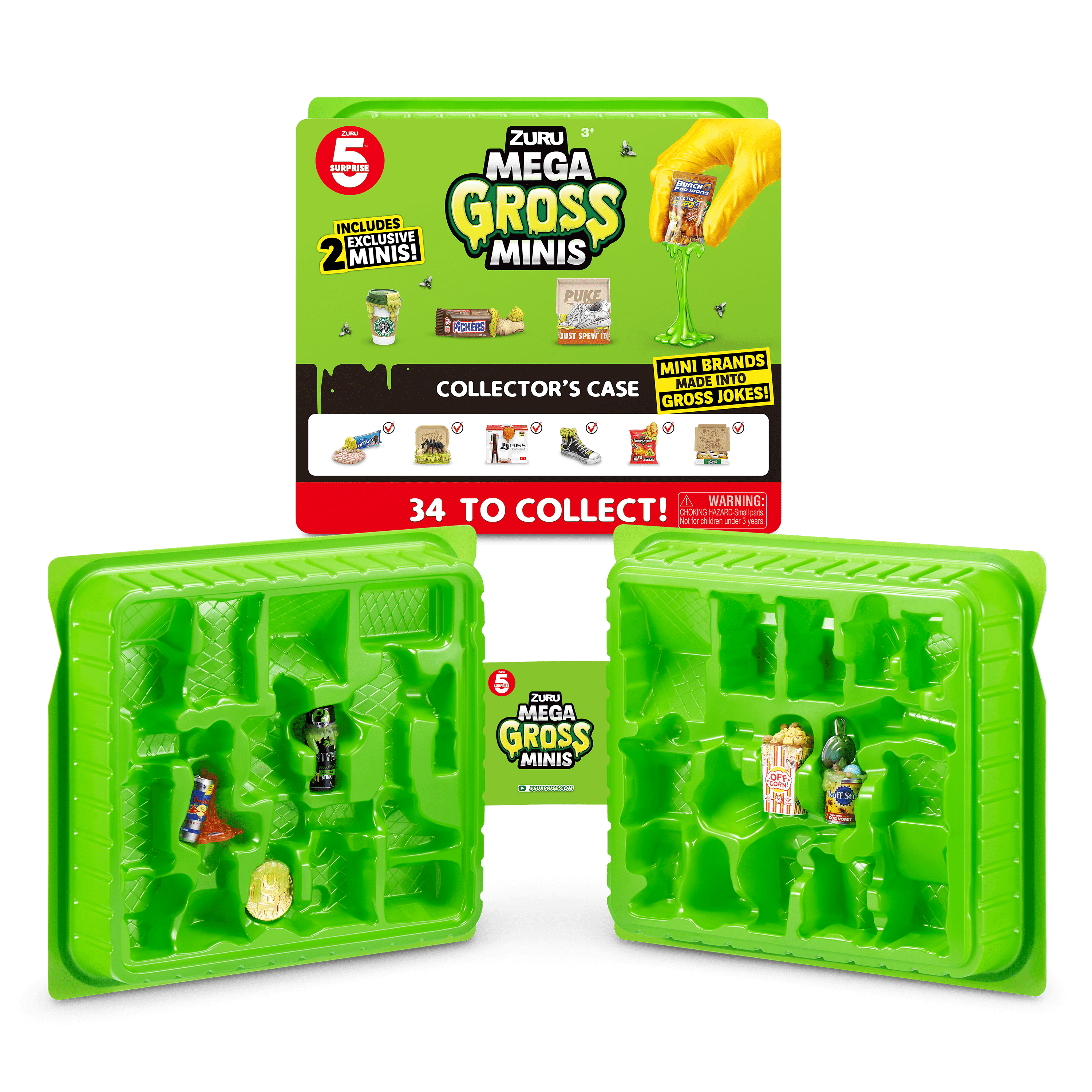 5 Surprise Mega Gross Minis Collector's Case by ZURU