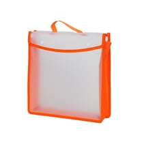 Waterproof Thickened Edging A3 Document Storage Bag with Secure Buckle, Durable Office Organizer for Files, Laptops, and Supplies