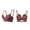 Coffee, variant on Women's Low Back Wireless Bra Push up Convertible Straps Plunge Brassiere Lifting Support Bralette Deep U Neckline Anti-Chafing Smooth Daily Underwear Top Beige 32