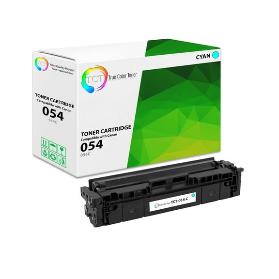 TCT 054 Cyan Toner Cartridge - Premium Compatible Replacement for 054 Cyan
