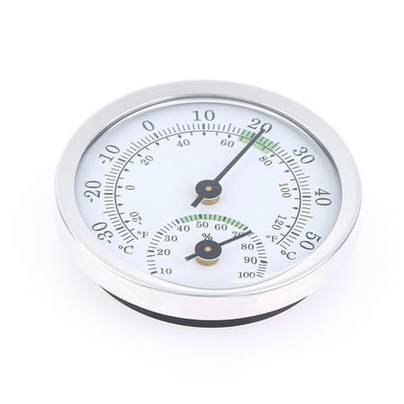 

TruPeony 1PC Wall Mounted Household Analog Thermometer & Hygrometer For Sauna Room