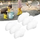 thumbnail image 2 of Puerto de alimentación de aves de corral DIY, Kit de alimentación de pollo por gravedad automática de 6 puertos para cubos, contenedores de barriles, 2 of 13