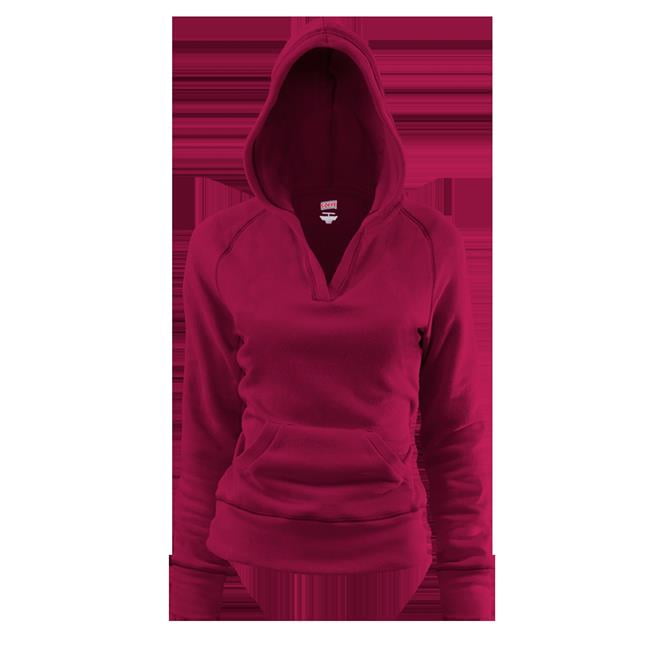 deep v neck hoodie
