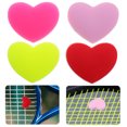 thumbnail image 3 of 6pcs Heart-Shaped Silicone Tennis Racket Vibration Dampeners for Kids and Adults Reduces Racket String Vibration Cute Design, 3 of 8