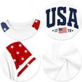 thumbnail image 4 of CCRFTGI 250 Anniversary Usa Flag Shirts for Kids Girls Boys Patriotic Freedom 4th Of July 250 Anniversary USA Flag Outfits Red White and Blue Summer Tops Festival Tee Tops Royal Blue 9-10 Years, 4 of 5