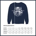 thumbnail image 7 of Snarling Wolf Portrait Sweatshirt Fierce Monochrome Predator Alpha Wilderness Wild Animal Art Nature Forest Crewneck, 7 of 7
