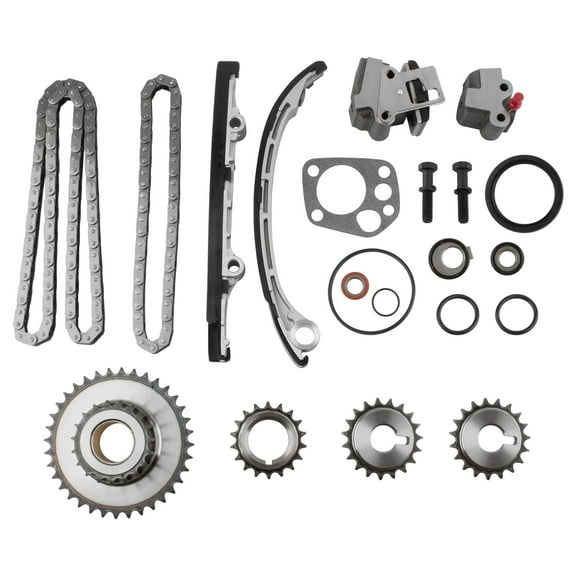 BOXI Timing Chain Kit Compatible for Nissan Frontier/Altima/Xterra 1998 1999 2000 2001 2002 2003 2004 2.4L | Replace TK3022 13024-9E000 13077-5V100 13021-53J00 13070-4E102 13070-53F16