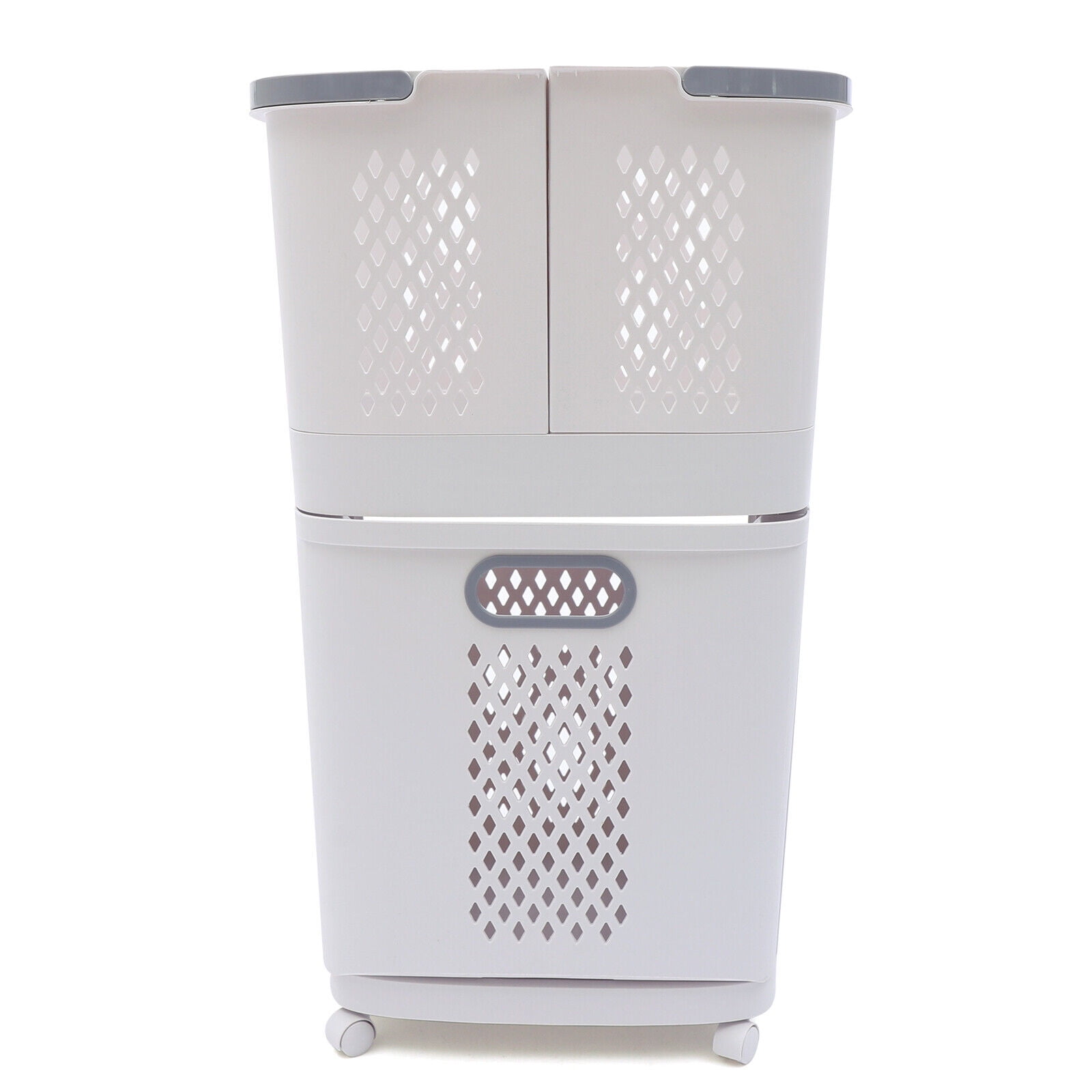 Movable Household Laundry Basket Bathroom Clothes Storage Basket Multifunctional