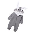 thumbnail image 2 of Big Rabbit Ears Ropa para Recién Nacidos Mameluco de para Bebés Niñas Grey, 12-18 months Gris (12-18 meses) Sunnimix Mono para bebé recién nacido, 2 of 8