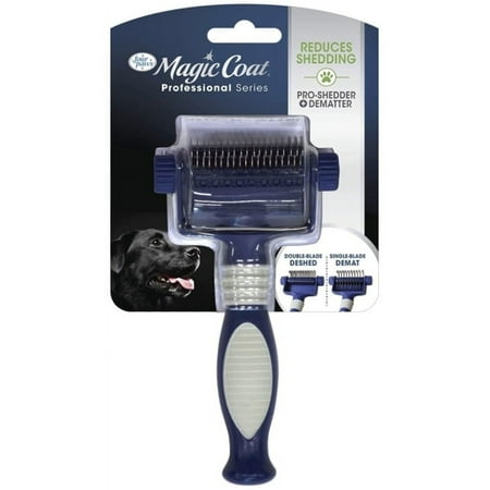 UPC: 0045663975531 | Four Paws Magic Coat Professional 2-in-1 Quick Shed Grooming Tool
