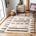 thumbnail image 2 of SAFAVIEH Kenya Wendell Southwestern Wool Area Rug, Ivory/Brown, 6' x 9', 2 of 8