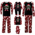thumbnail image 4 of Christmas Pajamas for Family 2 Piece Xmas Pjs Long Sleeve Round Neck Relaxed Fit Plaid Print Loungewear Lounge Set for Father Men's Sleepwear, 4 of 4
