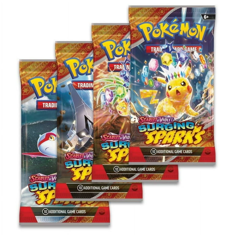 pokemon cards near me surging sparks Amazon.com: Pokemon TCG Surging Spark – Single Booster Pack – Pack Art May  Vary : Toys & Games main image 0