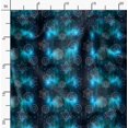 thumbnail image 2 of Soimoi Blue Poly Georgette Fabric Scared Geometric Galaxy Fabric Prints By Yard 52 Inch Wide, 2 of 6