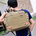 thumbnail image 2 of Guardurnaity Bolso bandolera de lona con compartimentos espaciosos para viajeros y profesionales. Maletín. Bolsas de mensajero y de hombro negro, 2 of 6