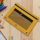 thumbnail image 4 of Xihbxyly Estuche para Lápices con Cremallera de 3 Anillas, Ventana Transparente, Diseño de Doble Compartimento, Práctico para La Oficina o La Escuela, Organizador de Cosméticos Portátil, Tamaño 25 X, 4 of 6