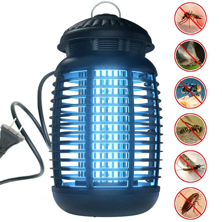 Bug Zapper with Light Sensor, Electric Insect Killer Waterproof