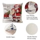 thumbnail image 4 of 4 Uds funda de almohada de lino de Navidad árbol de Navidad anciano muñeco de nieve decoración de vacaciones funda de almohada de cojín para el hogar, 4 of 5