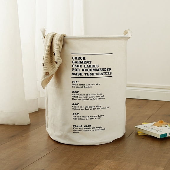 Explosive laundry basket Nordic cotton and linen hamper home storage basket