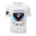 thumbnail image 6 of mgoYE 250 Anniversary USA Shirt 4th of July 2026 Men Tshirts Short Sleeve Crew Neck Happy Birthday America Graphic Tee White 2XL, 6 of 6