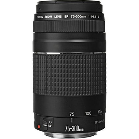 Canon EF 75-300mm f/4-5.6 III Telephoto Zoom Lens for Canon EOS 7D, 60D, EOS 70D Rebel SL1, T1i, T2i, T3, T3i, T4i, T5, T5i, XS, XSi, XT & XTi Digital SLR Cameras with