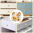 thumbnail image 5 of 4 Pieces Set Drawer Pulls Handle Square Wardrobe Cabinet Knobs with Stainless Steel Screws Furniture Kitchen Decor, 5 of 5