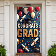 thumbnail image 6 of Pink Theme Graduation Banner Gold Decorative Grad Party Backdrop Pink Balloons Golden Stars Graduation Background for Graduation Party Graduation Ceremony Grad Photo Shoot, 6 of 9