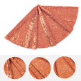 thumbnail image 2 of Washranp 24/35inch Sequin Christmas Tree Skirt,Vibrant Color Xmas Tree Mat for Christmas Holiday Party Decorations, 2 of 4