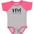 thumbnail image 3 of Inktastic Boston Terriers (dark Apparel) Boys or Girls Baby Bodysuit, 3 of 5