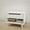White, variant on Nexera Modern 1 Drawer Bedroom Nightstand in Truffle and Black