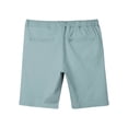 thumbnail image 5 of Ma Croix Men's Flat Front Summer Casual Twill Classic Slim Fit Cotton Shorts, 5 of 6