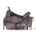 thumbnail image 4 of 18 In Western Horse Saddle American Leather Treeless Trail Pleasure Hilason, 4 of 7