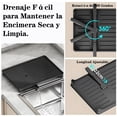 thumbnail image 3 of Organizador Escurreplatos 2 Niveles, Escurridor de Acero al Carbono con Soporte para Cuchillos y Soporte para Tablas de Cortar Estante para Tazas para Platos Tazones y Tablas de Cortar, 3 of 7