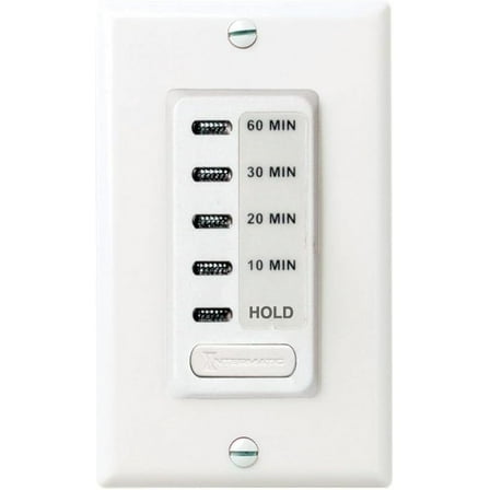 Intermatic EC210WK 10/20/30/60 Minute Countdown Timer, White