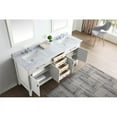thumbnail image 5 of Ari Kitchen & Bath Danny 72" Solid Wood Bathroom Vanity in White, 5 of 6