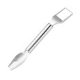 thumbnail image 1 of Fokuz 2 In 1 Head Stainless Steel Watermelon Fruit Cutter Fork Portable Kitchen For Cutting And Serving Fruits, 1 of 6
