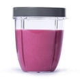 thumbnail image 2 of nutribullet 18 Ounce Short Cup with Standard Lip Ring, Clear/Gray (NBM-U0269), 2 of 4