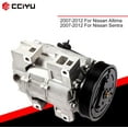 thumbnail image 6 of CCIYU AC Compressor Pump for N-issan Sentra Altima 2007-2011 CO 10886C Auto Repair Compressors Assembly, 6 of 7