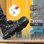 NIFOFISE Safety Shoes for Men Women Steel Toe Puncture Resistant for Work