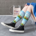 thumbnail image 3 of Lsque Happy Easter Printed Crew Socks Men's Women's LightWeight Thin Casual Calf Socks ,Knee High Socks,Cotton Socks, 3 of 9