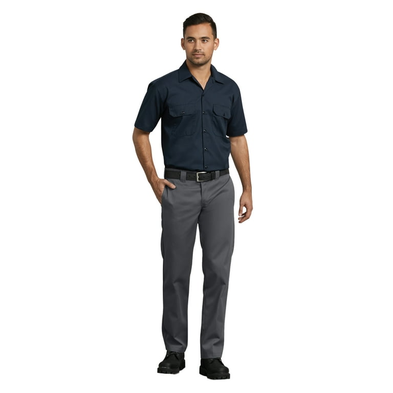 Dickies Men's 873 Slim Fit Work Pants, Charcoal, 31X32 - Walmart.com